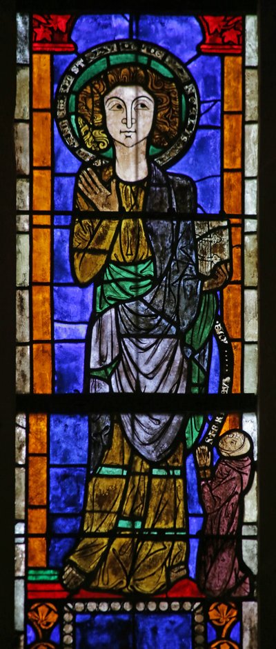 Window Depicting Saint John by French School